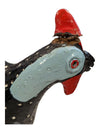 15" Chicken Folk Art Pottery South African Guinea Fowl
