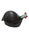 15" Chicken Folk Art Pottery South African Guinea Fowl