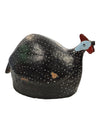 8" Chicken Folk Art Pottery South African Guinea Fowl