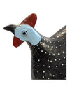 8" Chicken Folk Art Pottery South African Guinea Fowl
