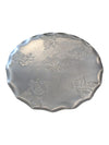 Vintage Mid-Century Hammered Aluminum Serving Tray