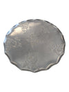 Vintage Mid-Century Hammered Aluminum Serving Tray