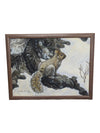 Canvas COA mounted GRAY SQUIRREL art