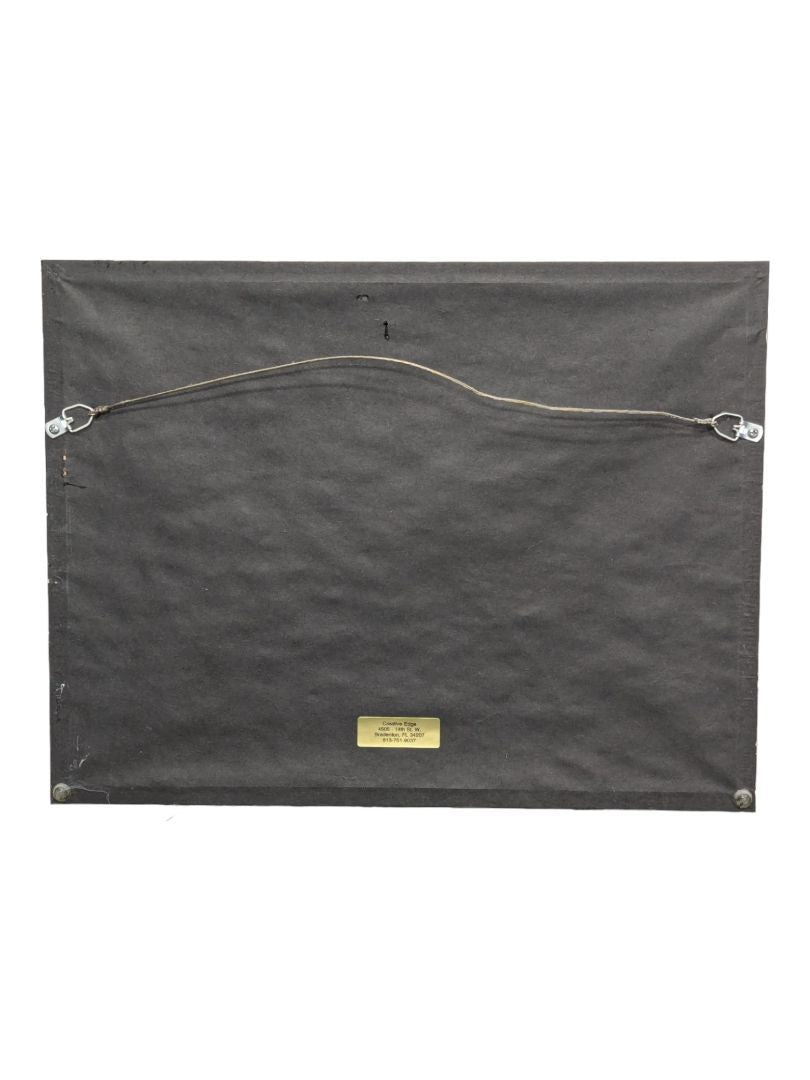 Canvas COA mounted GRAY SQUIRREL art