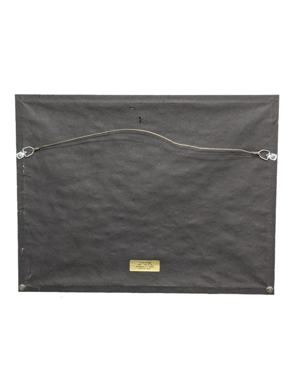 Canvas COA mounted GRAY SQUIRREL art