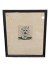 Original Dog Drawing-Signed