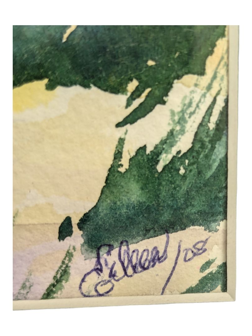 Original Watercolor Painting Signed