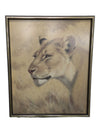 Original Lioness Painting-Signed, Rena