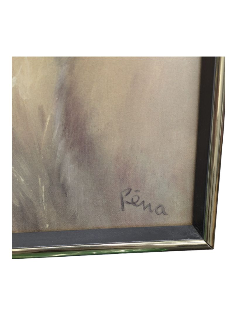 Original Lioness Painting-Signed, Rena