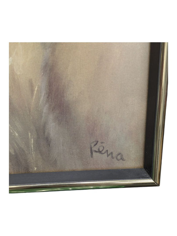 Original Lioness Painting-Signed, Rena