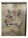 Original Lioness Painting-Signed, Rena
