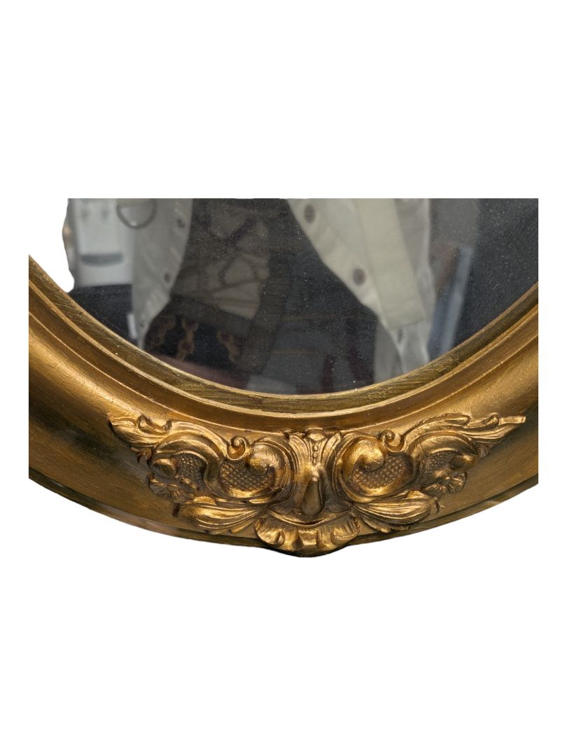 Mirror with wooden Gold Frame-Victorian Style