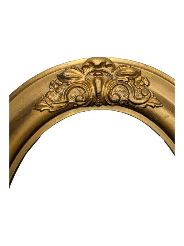 Mirror with wooden Gold Frame-Victorian Style