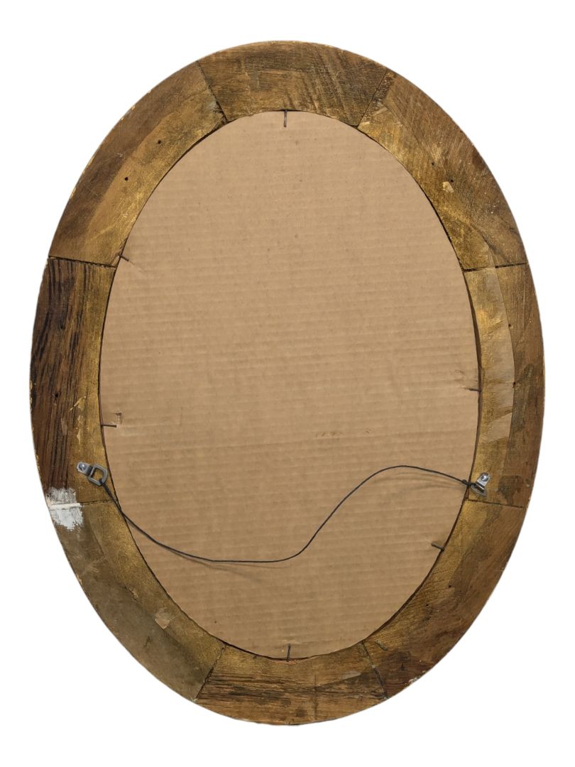 Mirror with wooden Gold Frame-Victorian Style