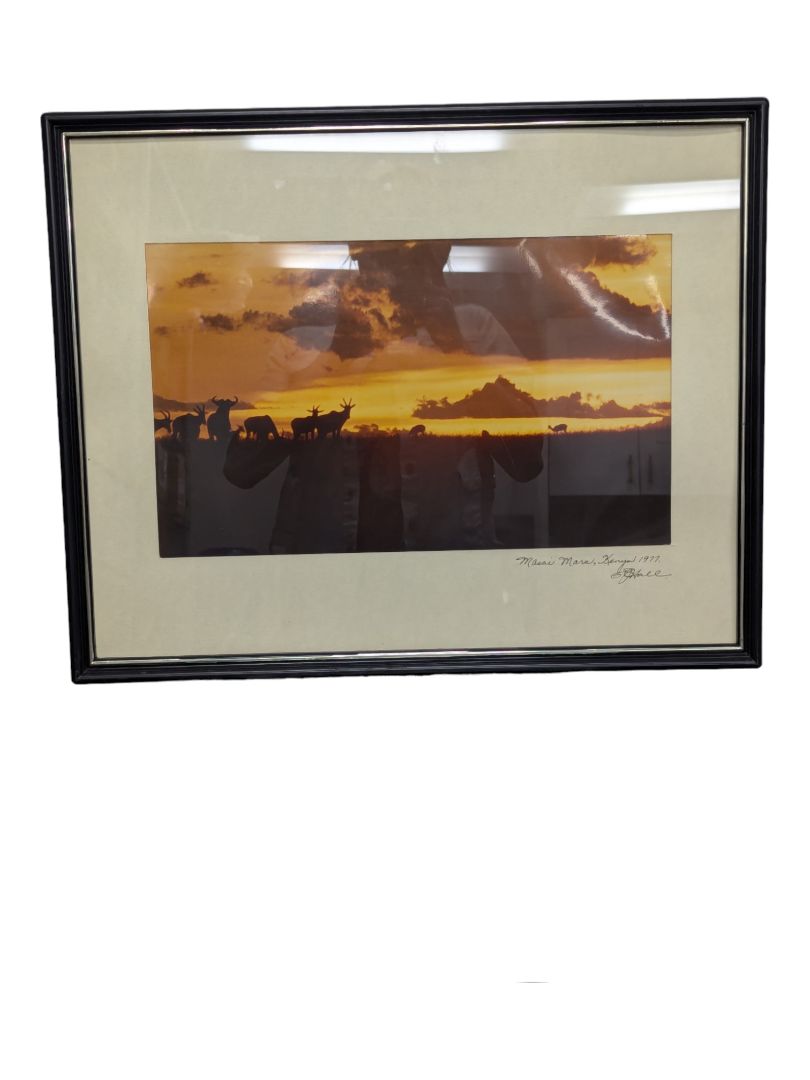 Framed Photography-Masai Mara, Kenya 1977