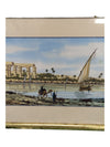 ORIGINAL SIGNED WATERCOLOUR OF A TEMPLE ON THE NILE IN CAIRO EGYPT
