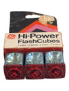 vintage Hi-power Flashcubes GE For Polaroid Focused Flash Cameras