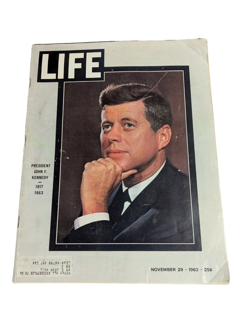 Rare John F. Kennedy Life Magazine November 29th 1963 Memorial Issue