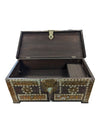 Brass Studded Teak Zanzibar Chest