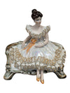 Antique Roceram Romania porcelain figurine