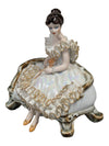 Antique Roceram Romania porcelain figurine