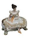 Antique Roceram Romania porcelain figurine