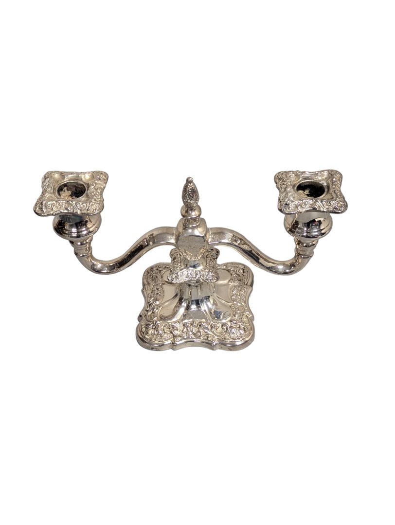 Antique Silver Plate Candelabra
