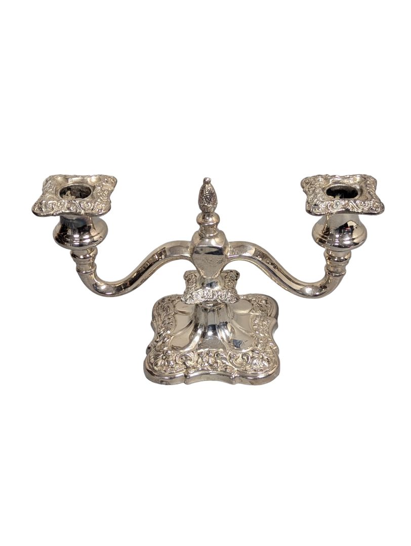 Antique Silver Plate Candelabra