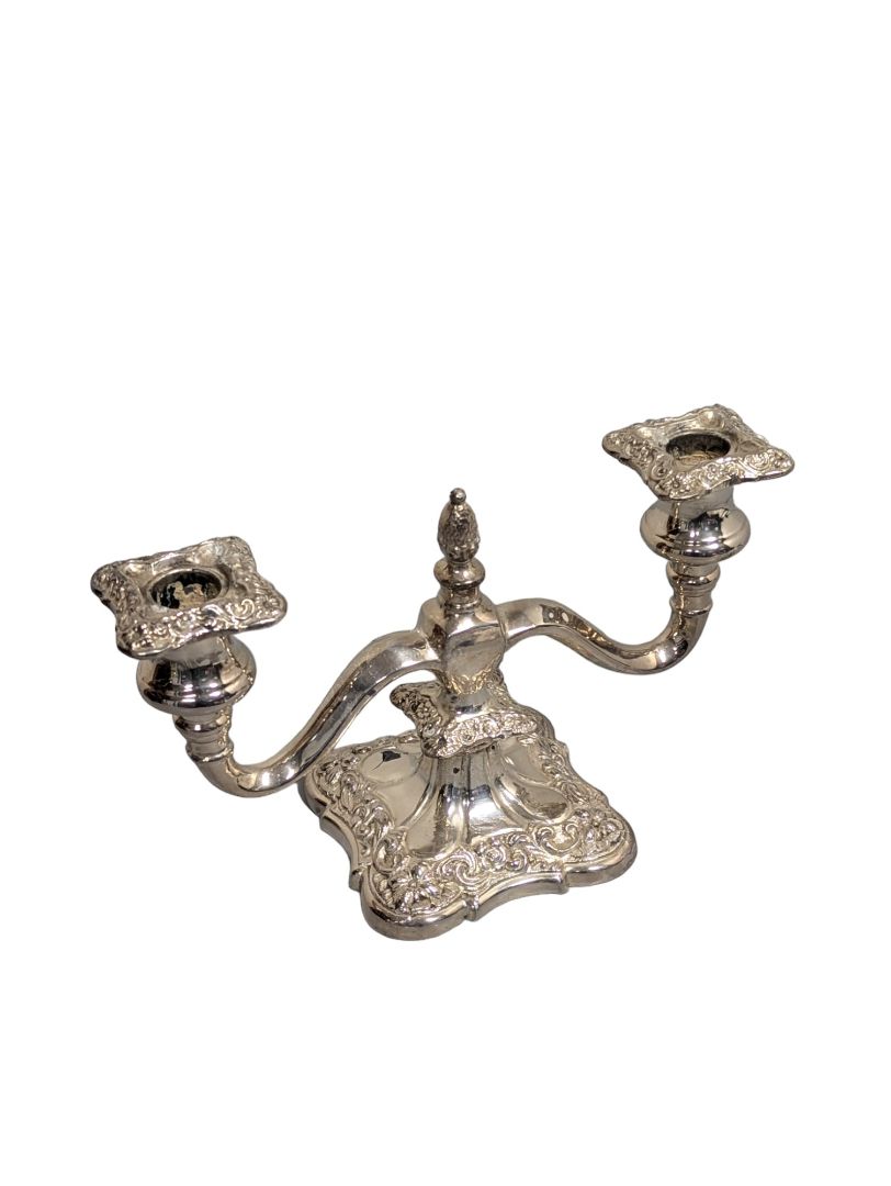 Antique Silver Plate Candelabra