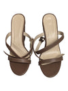 Fashion Nova Brown Quilted Wedges - Say It Again Wedges size 9
