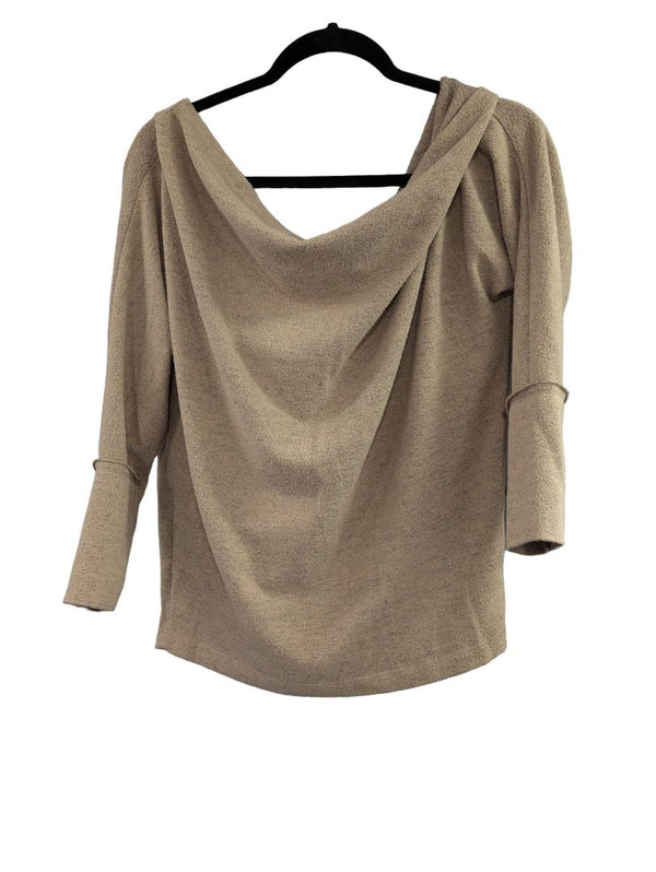 Beige Off the Shoulder Fashion Nova Track Suit (S)