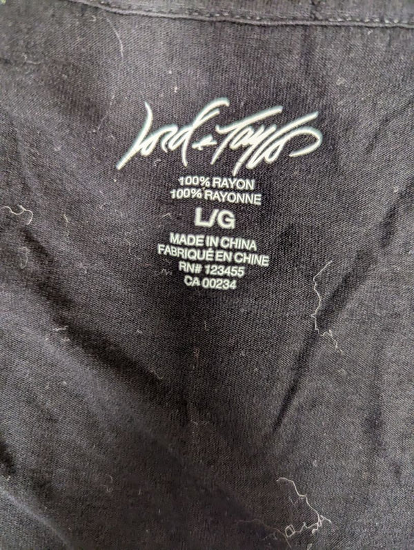 Black (S) Lord & Taylor T-Shirt