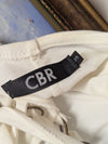 CBR (S) White Dress w Tie up back