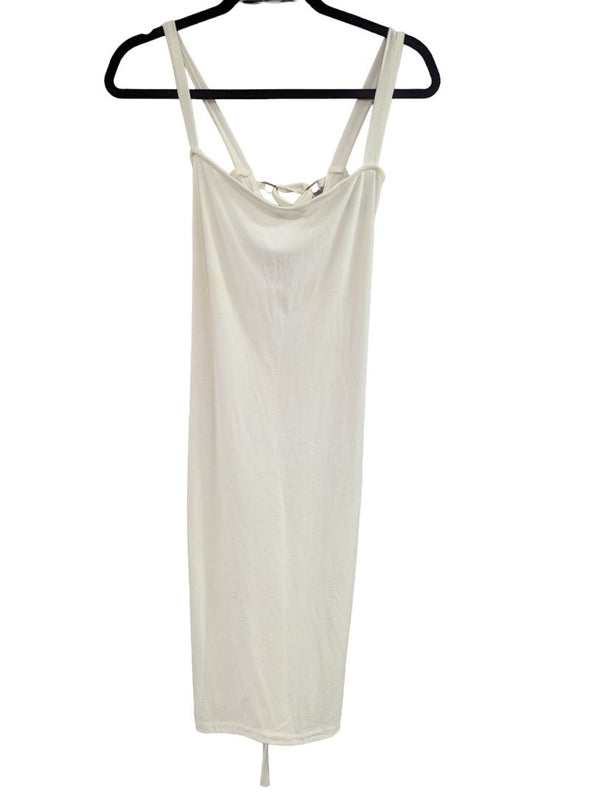 CBR (S) White Dress w Tie up back