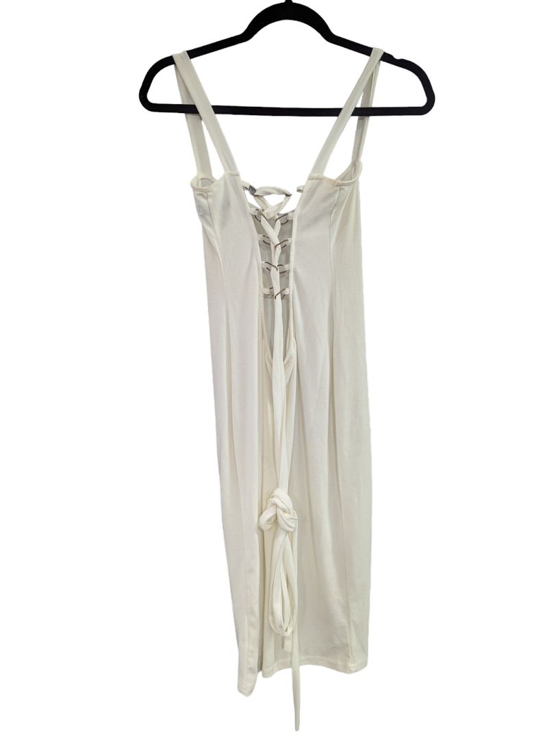CBR (S) White Dress w Tie up back