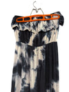 Black & White tie die Halter Dress (S)