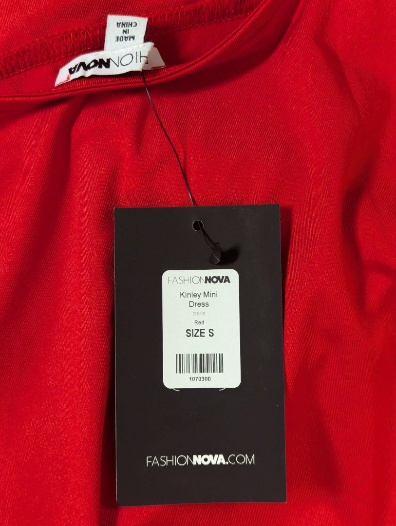 NWT Fashion Nova Red Kinley Mini Dress