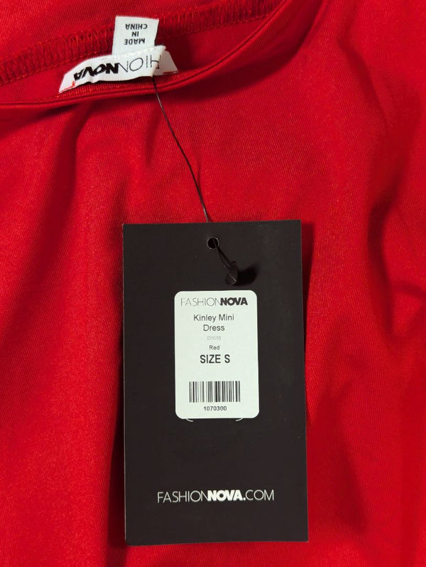 NWT Fashion Nova Red Kinley Mini Dress