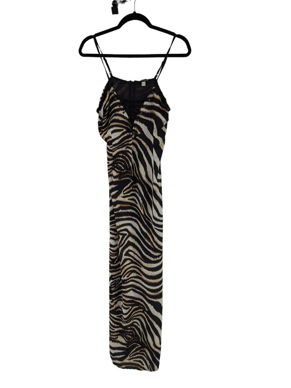 Venus Tiger Stripe Long Maxi Dress (S)