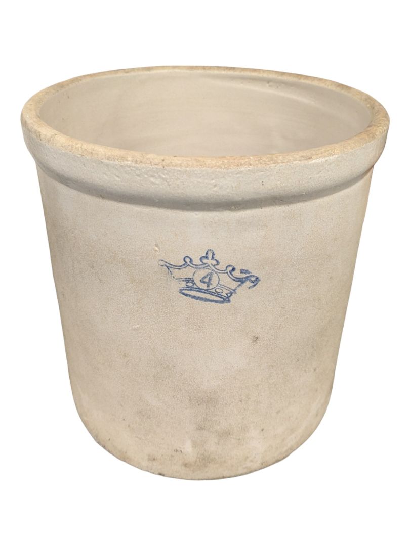 4 Gallon Ramsbottom Crown Stoneware Crock