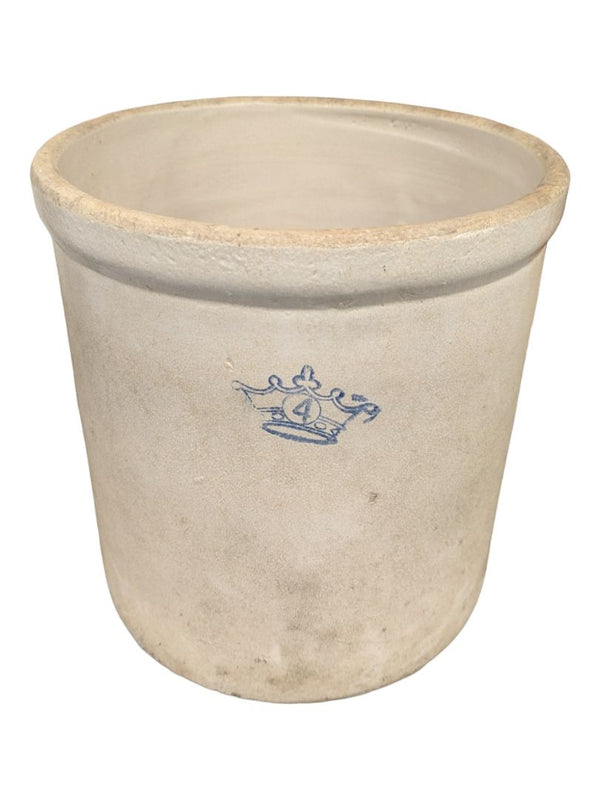 4 Gallon Ramsbottom Crown Stoneware Crock