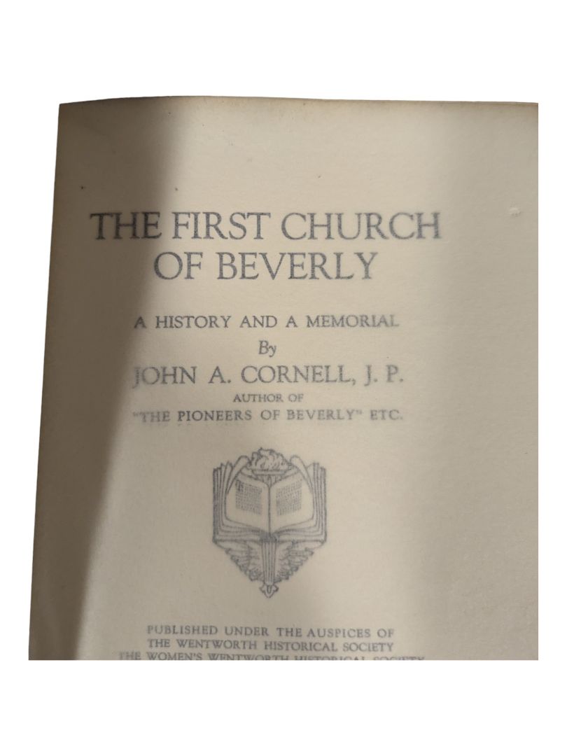 The First Church of Beverly-John A. Cornell-1921