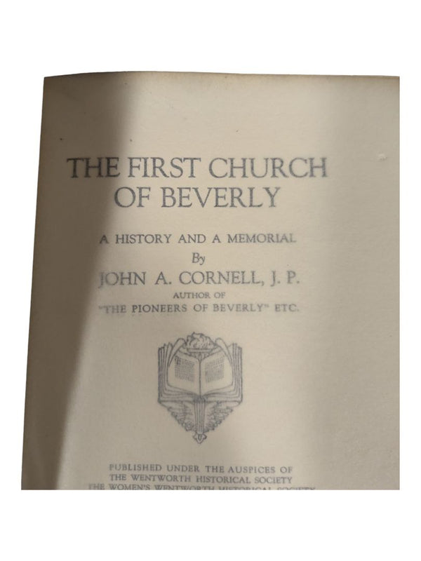 The First Church of Beverly-John A. Cornell-1921