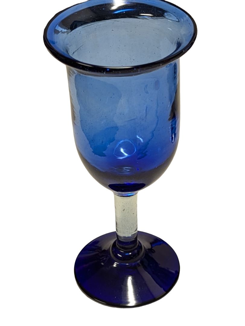 Set of Cobalt Blue Glasses