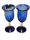 Set of Cobalt Blue Glasses
