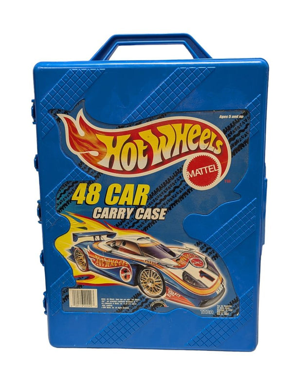 Vintage 90s Hot Wheels 48 car carry case