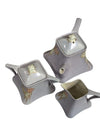 Rare German Square Teapot, Cream & Sugar Set