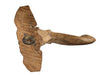 Set of 2 Wooden Elephant Wall Hooks