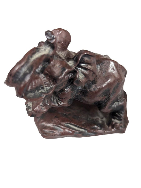 Ceramic Elephant Statue 3"