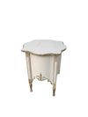 Vintage Cream Bedside Nightstand Table
